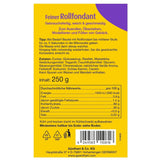 Günthart BackDecor 250g roter Fondant, palmölfrei, reißfest zum Überziehen von Kuchen und Gebäck, zum Modellieren geeignet, 2er Pack (1 x 250g) Zuckerpaste Naty Shop