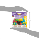 Günthart BackDecor 500g Fondant farbiger Fondant, palmölfrei, Modelliermasse zum Gestalten, 1er Set (500 gr) Zuckerpaste Naty Shop