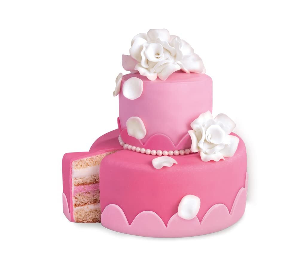 Günthart BackDecor Fondant rosa | überlegene Qualität | gebrauchsfertig | ohne Palmöl | reißfest | zum Überziehen von Kuchen und Gebäck | zum Modellieren geeignet | 2er Pack (1 x 250 g) Naty Shop Zuckerpaste