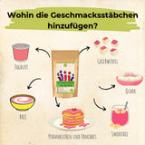 HELPA BIO Beutel mit Fruchtpulver - fruchtige Geschmacksrichtungen - Früchte - Erdbeeren - Himbeeren - Heidelbeeren - Pflaumen - schwarze Johannisbeeren - 100 % gefriergetrocknete Früchte - Babynahrung Dehydrierte Produkte Naty Shop