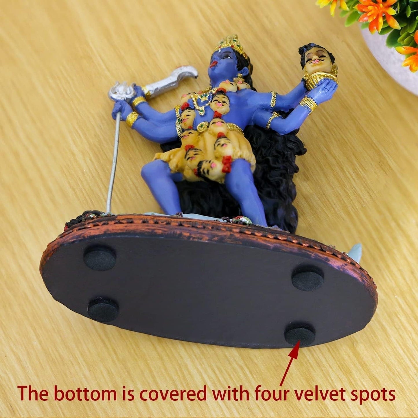 Hindu-Gott Kali Ma Statue, indische Göttin Kali Bhavatarini Zerstörer-Statue, dekorative Hindu-Göttin der Zeit und des Todes, Figur Murti Diwali Pooja, Geschenke, Zuhause, Büro, Tempel, Mandir, Altar, Puja-Artikel, Statuetten und Skulpturen, Naty Shop