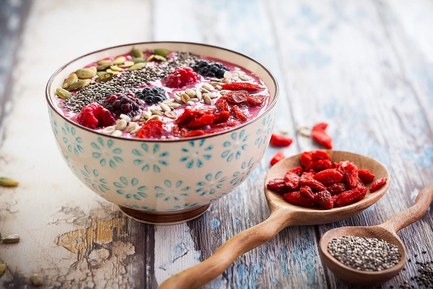 Howa Premium Goji Beeren 1 KG trocken – unbehandelt, naturbelassen – Superfood aus Asien – ideal zum Kochen, Backen oder als gesunder Snack – Goji Beeren 1000 g Dehydrierte Produkte Naty Shop
