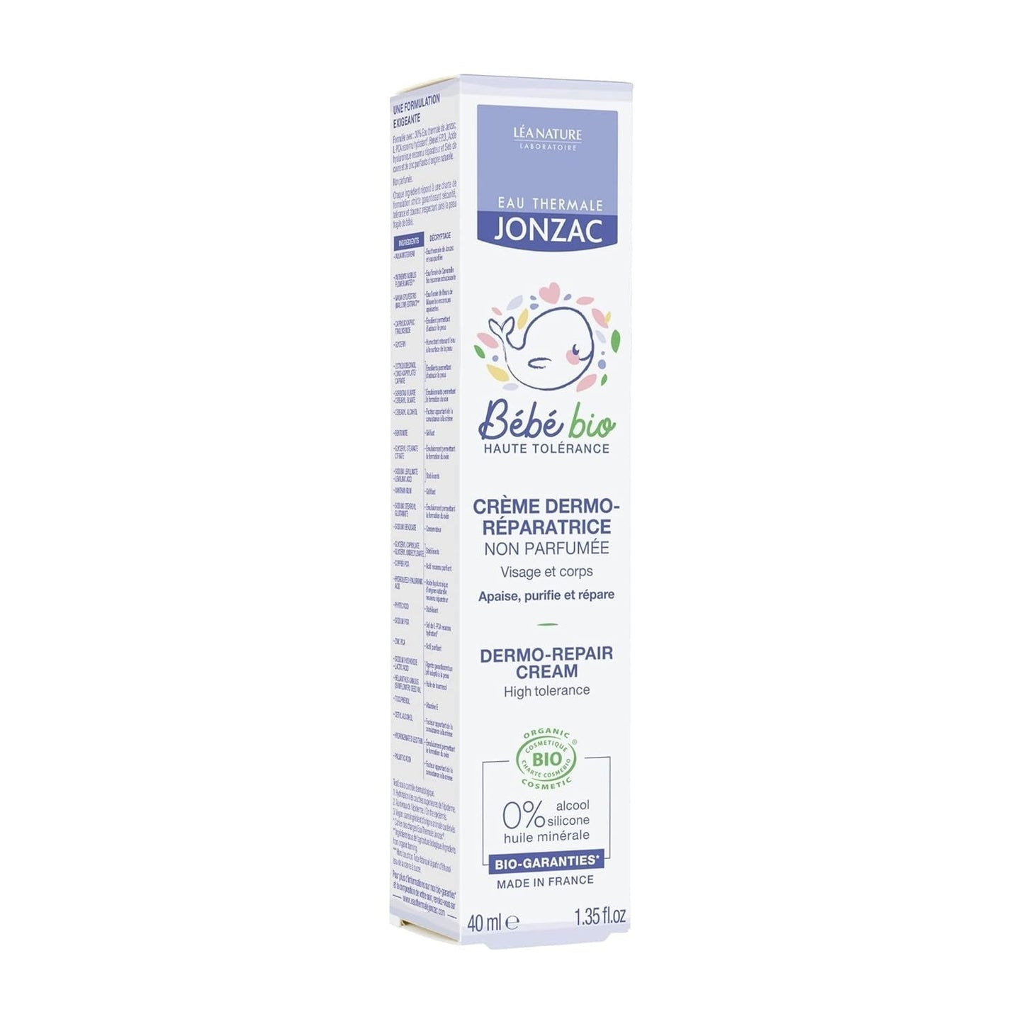 Jonzac Babycreme Cara 40 ml Kinder – Bade- und Hautpflege Naty Shop
