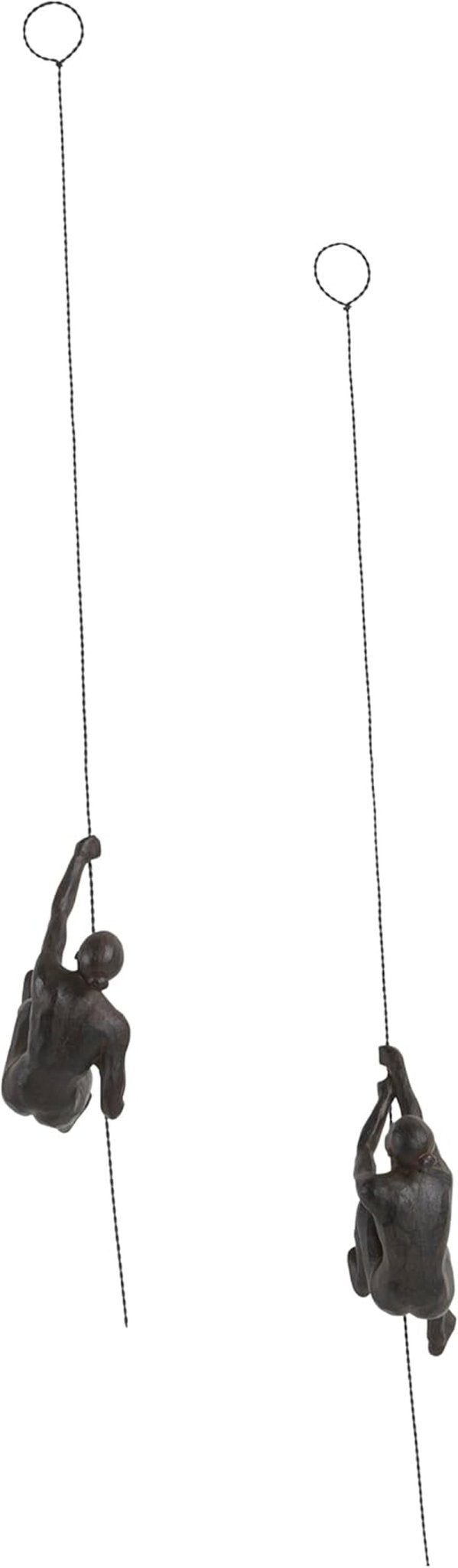 JOTEX Feminine Climbers Dekofiguren, 2er Pack, rostbraun Statuetten und Skulpturen Naty Shop