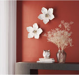 Kare Design Wanddekoration Orchidee, weiß, XL, Wanddekoration, Orchideenblütenoptik, handgefertigt, 25x24x7 cm (H/B/T) Statuetten und Skulpturen Naty Shop