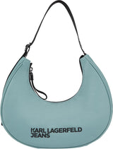 KARL LAGERFELD JEANS Damen Essential Nylon Moon Bag Damentaschen Naty Shop Granite Green