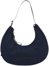 KARL LAGERFELD JEANS Damen Essential Nylon Moon Bag Damentaschen Naty Shop Dark Slate