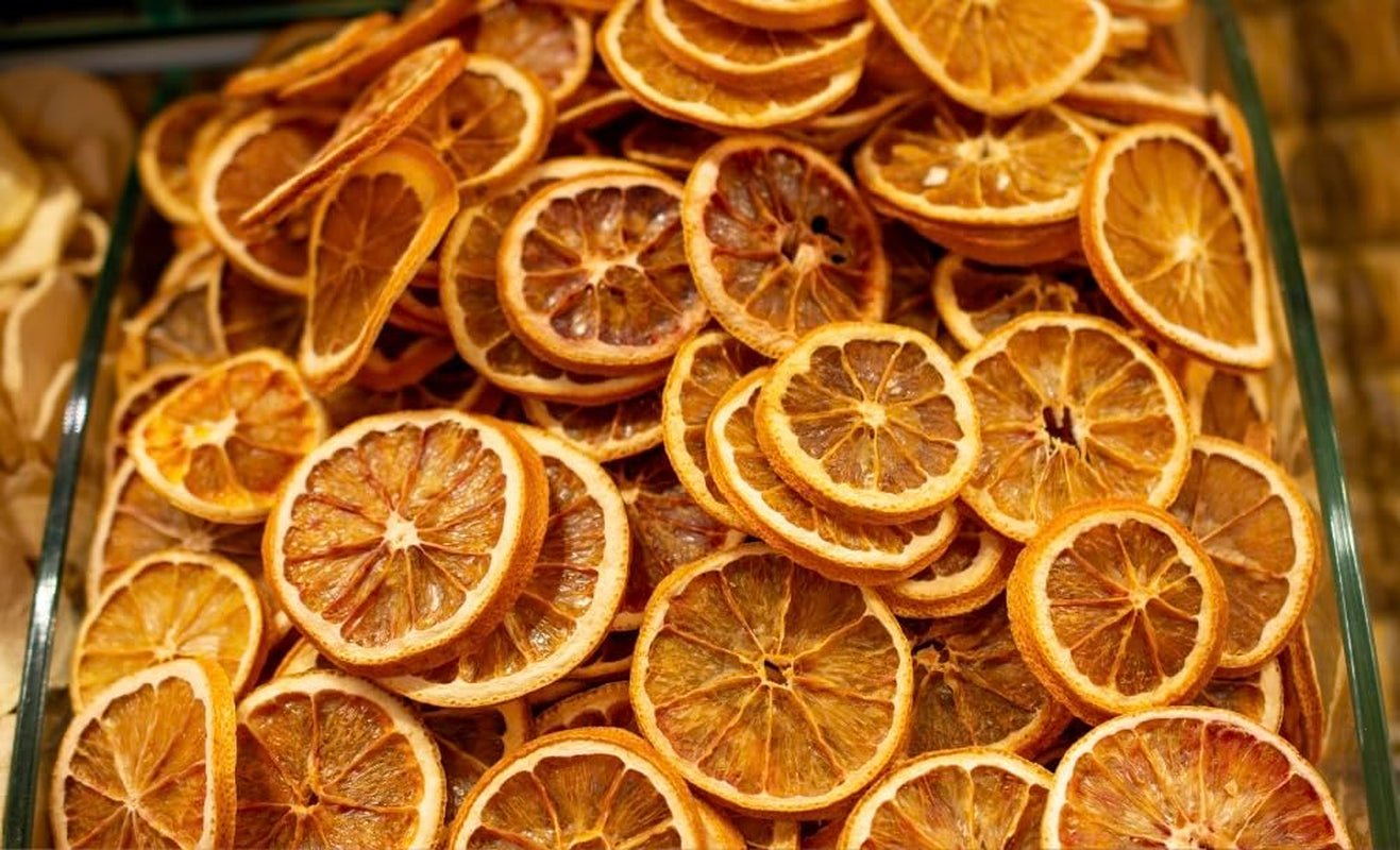 Knabberkraft Getrocknete Orangenscheiben 100g – Snack und natürliches Aroma | Perfekt für Tee, Desserts, Dekorationen und mehr | Reich an Vitamin C und ohne Zusatzstoffe, dehydrierte Produkte von Naty Shop