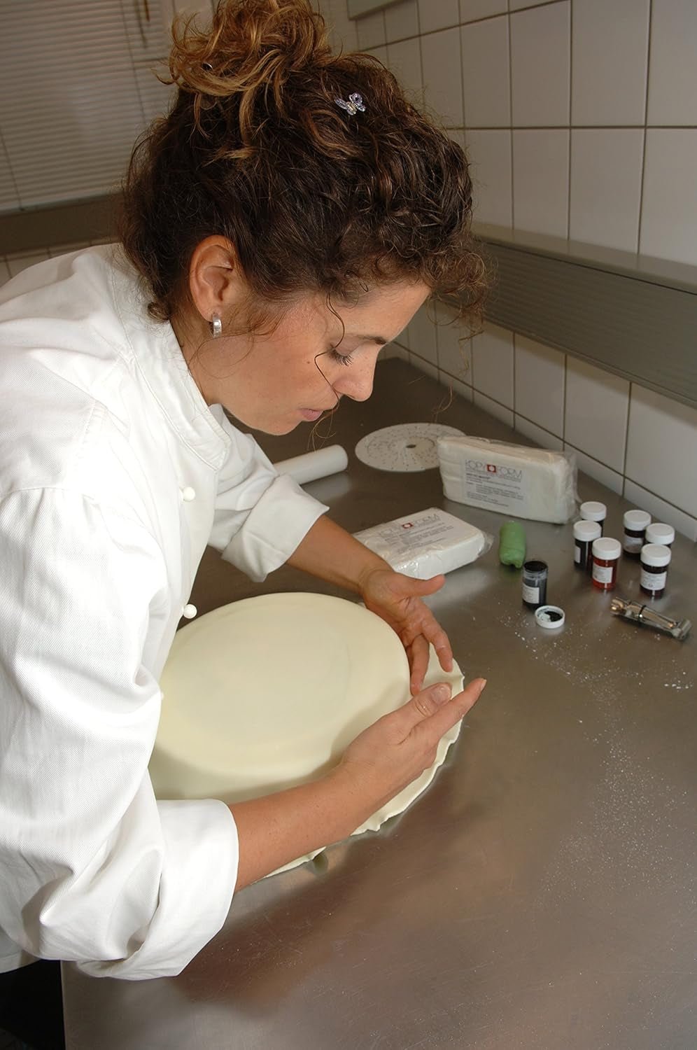 KOPYFORM Rollfondant Arctic White® 5kg, weiße Zuckerpaste Naty Shop