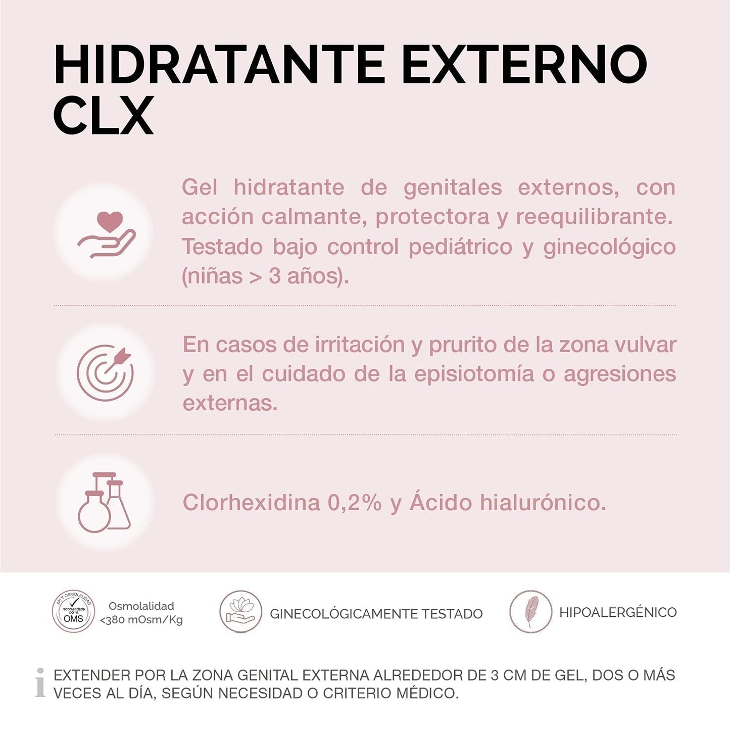 Lab – Externe Feuchtigkeitscreme CLX, Feuchtigkeitscreme für den äußeren Intimbereich, Chlorhexidin und Aloe Vera, hypoallergen, frei von Parabenen, dermatologisch und gynäkologisch getestet – 30 ml Kinder – Bade- und Hautpflege Naty Shop