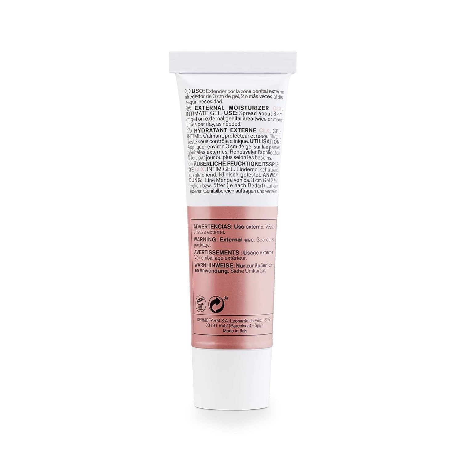 Lab – Externe Feuchtigkeitscreme CLX, Feuchtigkeitscreme für den äußeren Intimbereich, Chlorhexidin und Aloe Vera, hypoallergen, frei von Parabenen, dermatologisch und gynäkologisch getestet – 30 ml Kinder – Bade- und Hautpflege Naty Shop