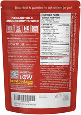 LOOV Bio-Blaubeerpulver, hergestellt aus 100 % ganzen, gefriergetrockneten wilden Blaubeeren, die in den Wäldern Nordeuropas geerntet werden, 113 g, ohne Zuckerzusatz Naty Shop Dehydrierte Produkte