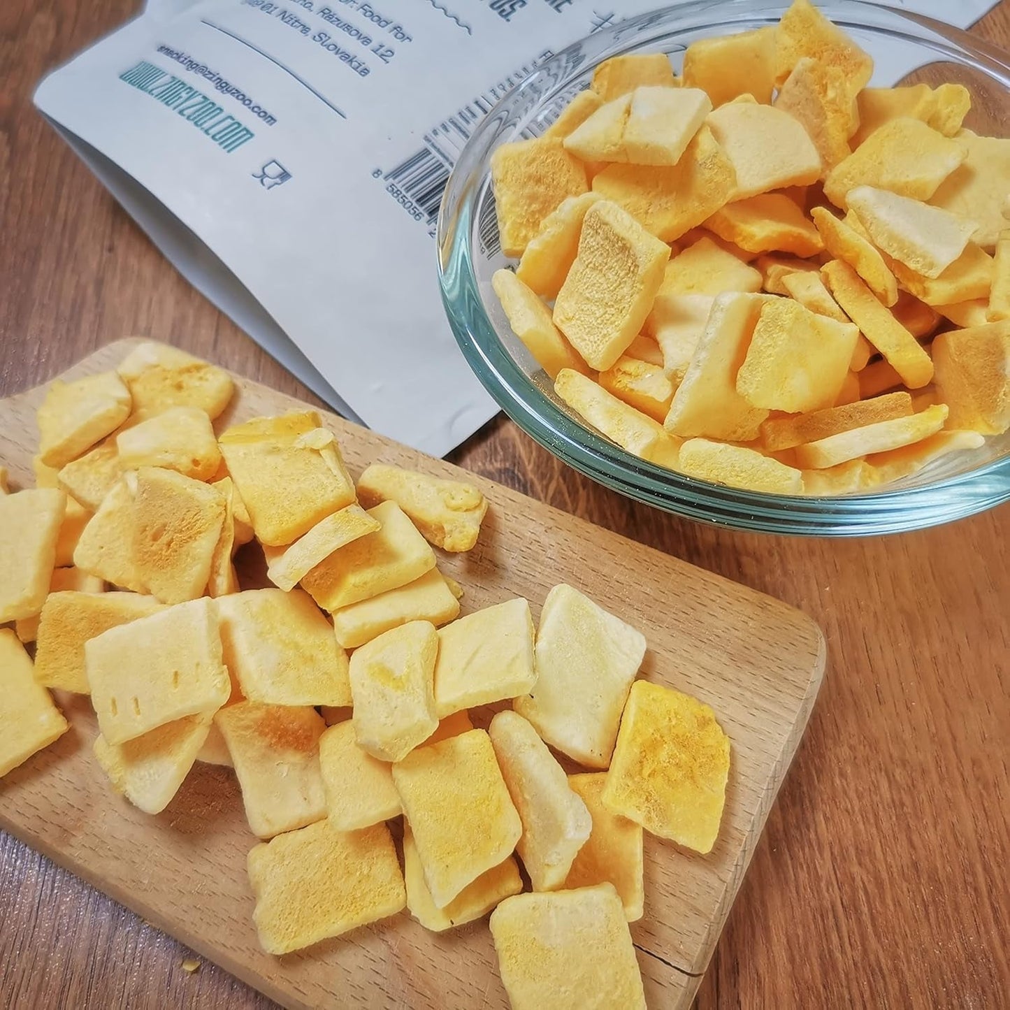Gefriergetrocknete Mango | Ohne Zuckerzusatz Gefriergetrocknete Mango | Gefriergetrocknete Mango Mangofrucht Getrocknete Mango | Getrocknete Mango Trockenfrüchte ohne Zusatzstoffe | ZingyZoo getrocknete Mango (100 g) Naty Shop dehydrierte Produkte