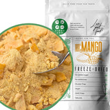 Gefriergetrocknete Mango | Ohne Zuckerzusatz Gefriergetrocknete Mango | Gefriergetrocknete Mango Mangofrucht Getrocknete Mango | Getrocknete Mango Trockenfrüchte ohne Zusatzstoffe | ZingyZoo Getrocknete Mango (100 g) Dehydrierte Produkte Naty Shop Zerkleinerte Stücke 300 g