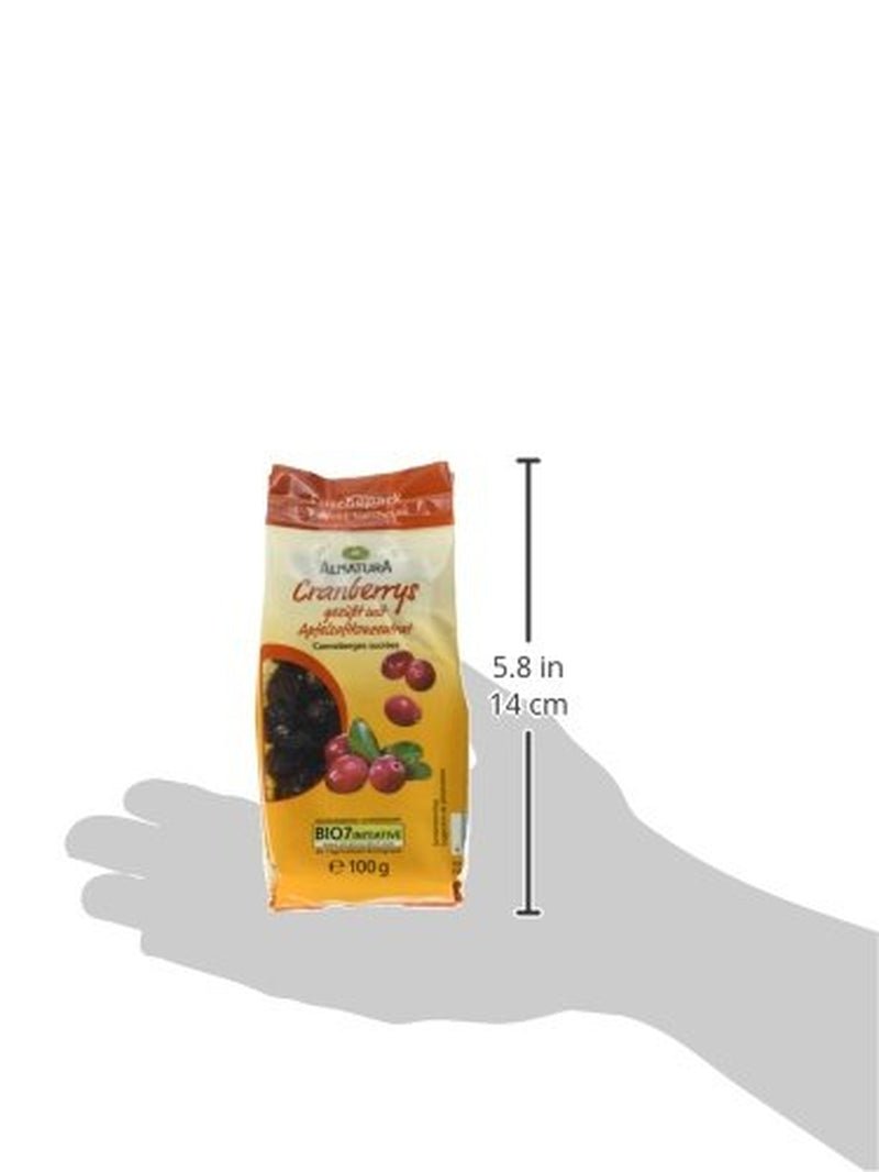 Bio-Cranberries, 100g Naty Shop dehydrierte Produkte