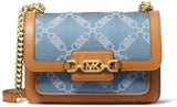 Michael Kors Naty Shop Denim Umhängetasche Damen Taschen