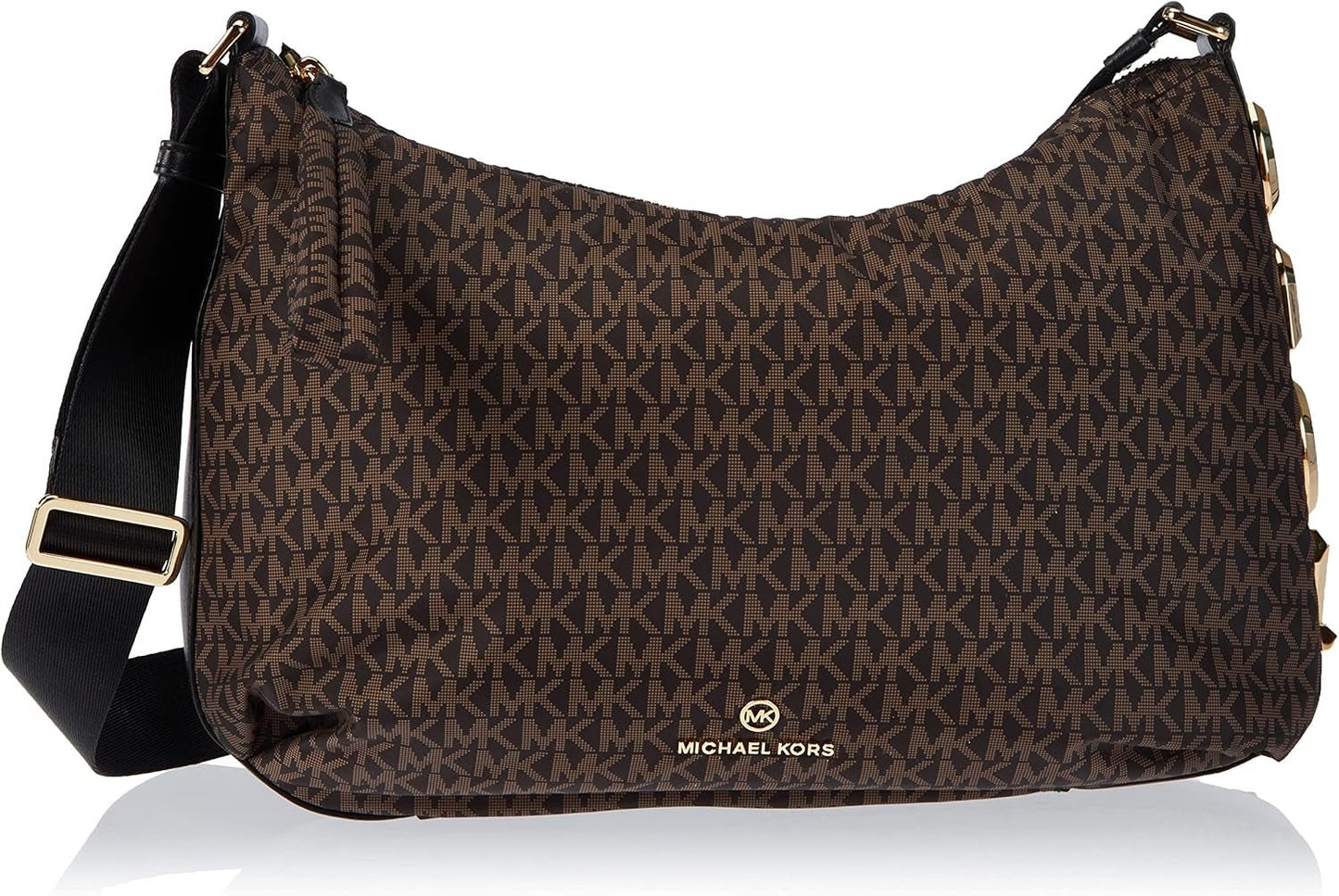 Michael Kors Damen LG Conv Msgr Leonie Tasche Damen Taschen Naty Shop Braun/Blk