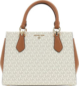 Michael Kors Damen Md Satchel Bag Damentaschen Naty Shop Vanille/Acrn