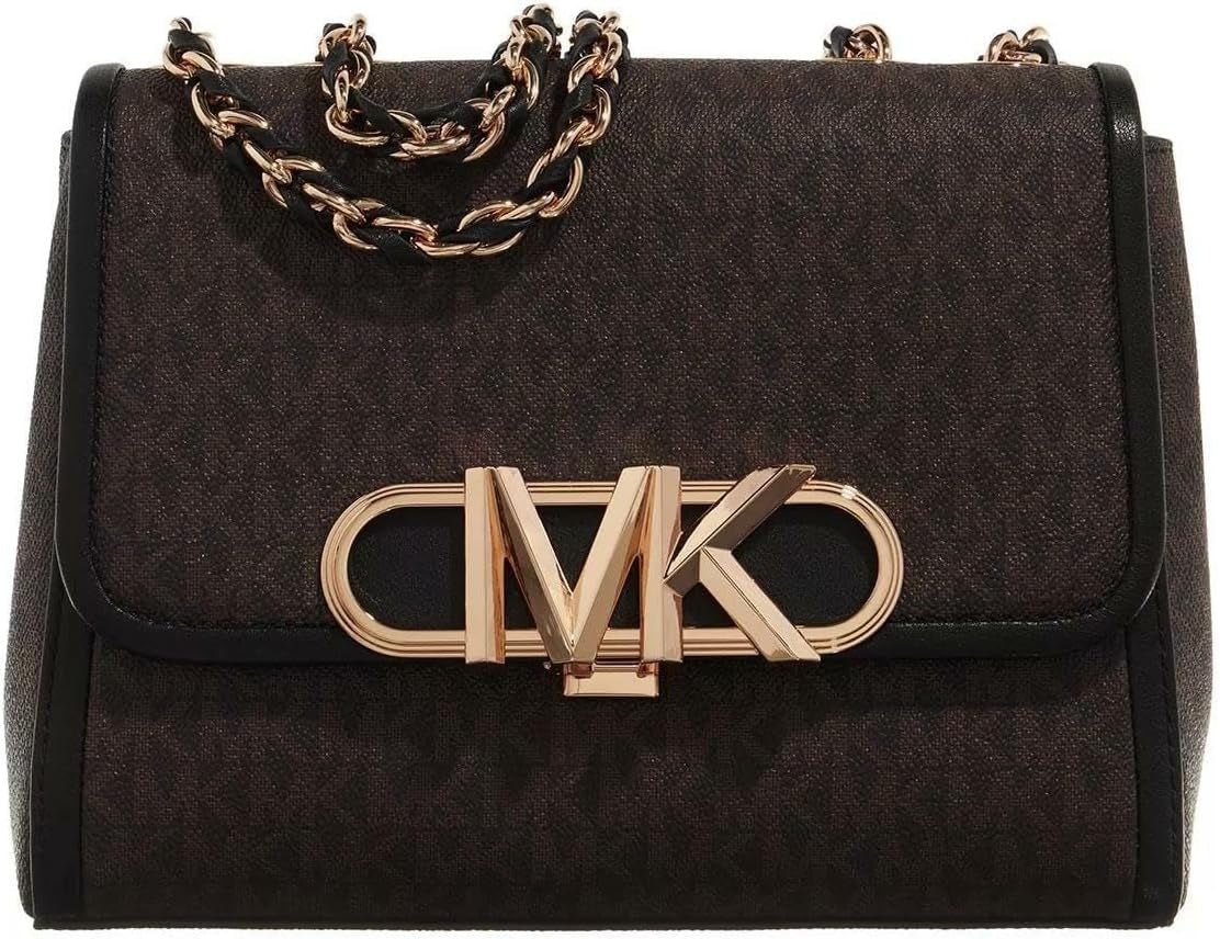 Michael Kors Parker Umhängetasche Damen Taschen Naty Shop Braun/Schwarz