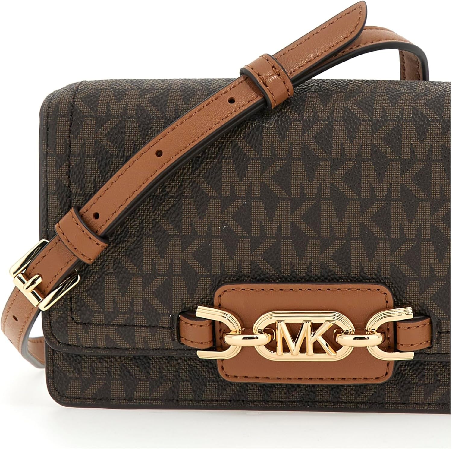 MICHAEL KORS Damen Heather PHN CHN XBODY Tasche, Dunkelbraun Damen Taschen Naty Shop
