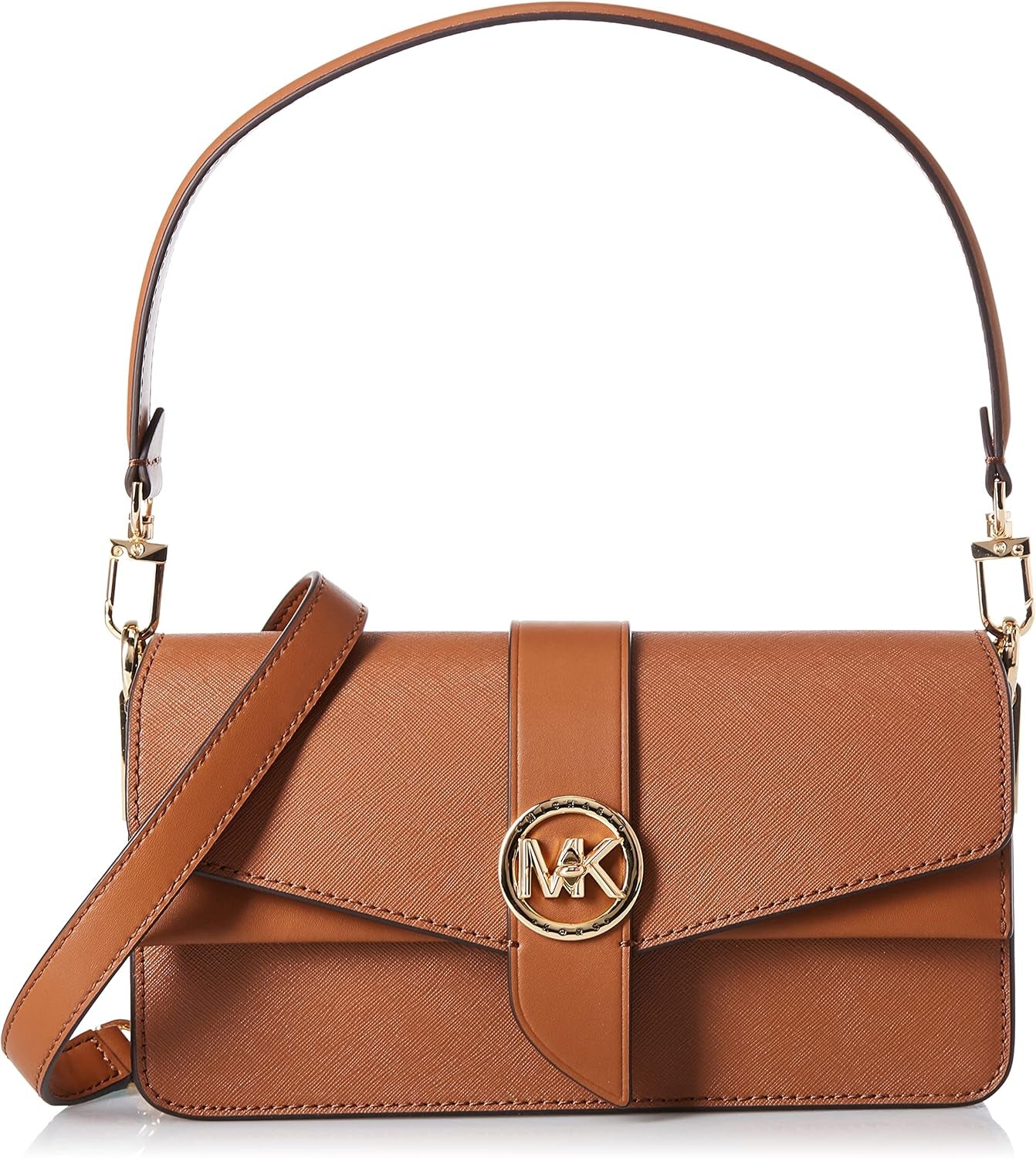 Michael Kors Damen Greenwich Medium Saffiano Ledertasche, Gepäcktaschen Damen Naty Shop Standardtitel