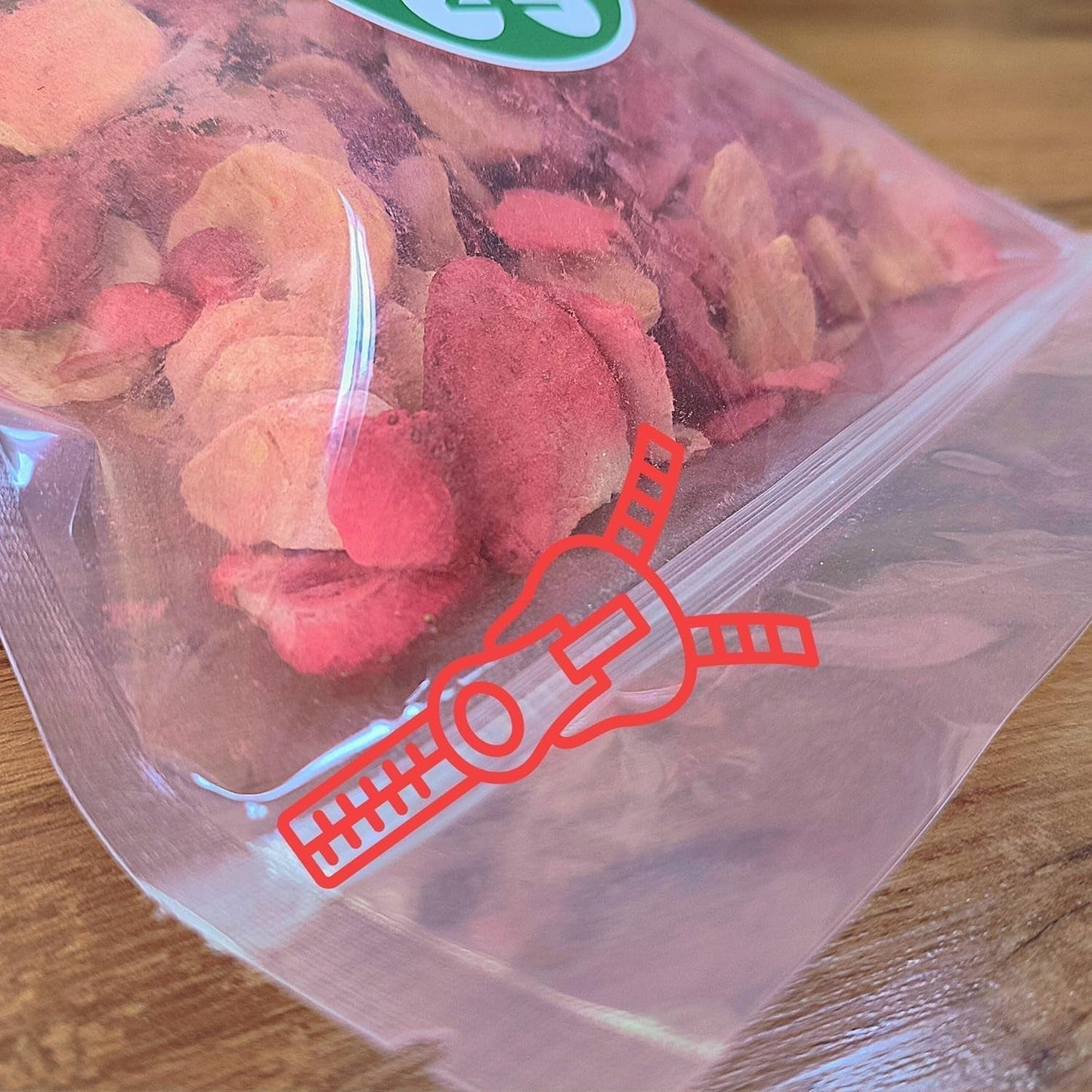 Mischung aus gefriergetrockneten Früchten ErdBana XL 300g | Gefriergetrocknete Bananen + gefriergetrocknete Erdbeeren Probierset mit gefriergetrockneten Früchten | Gefriergetrocknete Fruchtmischung aus Erdbeeren und Bananen | ZingyZoo Dehydrierte Produkte Naty Shop
