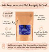 Brombeere BRIX | Natürliche getrocknete Brombeeren 95 g | Great Taste Award für Trockenfrüchte | GVO-frei, glutenfrei, vegan, konservierte Vitamine Naty Shop dehydrierte Produkte