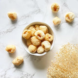 myfruits Litschi, gefriergetrocknet, 80g, ohne Zusatzstoffe, 100% Frucht, gefriergetrocknete Früchte und Trockenfrüchte Dehydrierte Produkte Naty Shop