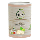 myfruits Bio getrocknete Brombeeren, 750g, sonnengetrocknet, ohne Zusatzstoffe. Aus kontrolliert biologischem Anbau, getrocknete weiße Brombeeren. Dehydrierte Produkte Naty Shop 300 G (1 Packung)