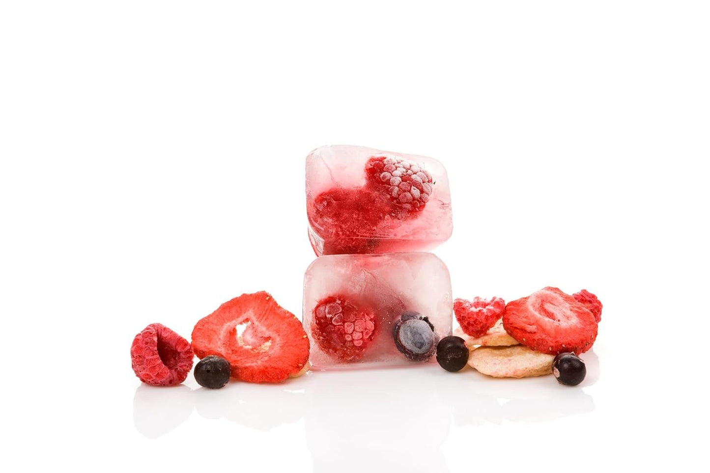 Mynatura Bunte Mischung aus gefriergetrockneten Beeren I Fruchtmischung I Himbeeren I Schwarze Johannisbeeren I Erdbeeren I Fruchtsnacks I Vegan I 350g Dehydrierte Produkte Naty Shop