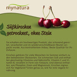 Mynatura süße, getrocknete, kernlose Kirschen I Ungesüßt I Trockenfrüchte I Ohne Zusatzstoffe I Backen I Kirschen I Snack I Müsli I Vegan I Beutel (1x 1000g) Dehydrierte Produkte Naty Shop