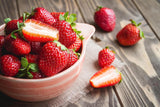 Mynatura gefriergetrocknete Erdbeerscheiben I Gemüse I Natur I Trockenobst I Obst I - leicht getrocknet (1 x 350g) Dehydrierte Produkte Naty Shop