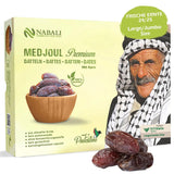 NABALI FAIRKOST FÜR ALLE Datteln Medjool Medjoul aus Palästina – 100 % natürlich vegan aromatisch traditionell frisch und orientalisch I ohne Konservierungsstoffe 5 kg (1 Packung), Klein/Mittel Dehydrierte Produkte Naty Shop 5 kg (1 Packung), Groß/Jumbo