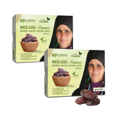 NABALI FAIRKOST FÜR ALLE Datteln Medjool Medjoul aus Palästina – 100 % natürlich, vegan, aromatisch, traditionell frisch und orientalisch I ohne Konservierungsstoffe 5 kg (1 Packung), Klein/Mittel Dehydrierte Produkte Naty Shop 1 kg (2er Pack) Groß/Jumbo