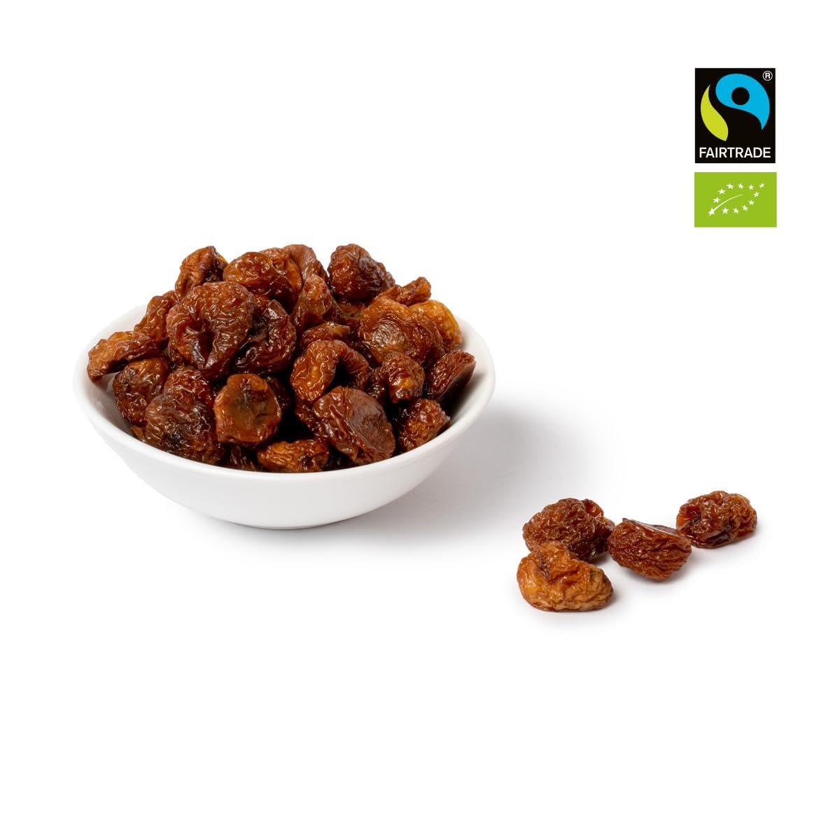 PAKKA – Bio-Fairtrade-Sonnengetrocknete goldene Kirschen 500 g, wild gepflückte gelbe Kirschen, ungekernt, ungesüßt, direkt von Kleinbauern in Samarkand, Usbekistan, vegan, 500 g (1 Packung) Dehydrierte Produkte von Naty Shop