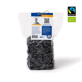PAKKA – Bio-Fairtrade-Black-Beauty-Rosinen 600 g, biologisch, kernlos, schwarze Trauben, sonnengetrocknet, ölfrei, sehr klebrig, ungeschwefelt, direkt von Kleinbauern in Samarkand in Usbekistan. Dehydrierte Produkte Naty Shop