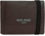 Pepe Jeans Deep Wallets, Geldbörsen, Geldbörsen, lässiges Kunstleder. Von Joumma Bags Damen-Geldbörse Naty Shop Braune Geldbörse