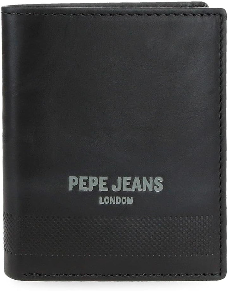 Pepe Jeans Deep Wallets, Geldbörsen, Geldbörsen, lässiges Kunstleder. Kaufen Sie bei Joumma Bags Naty Damen-Geldbörsen-Aktentasche in Schwarz
