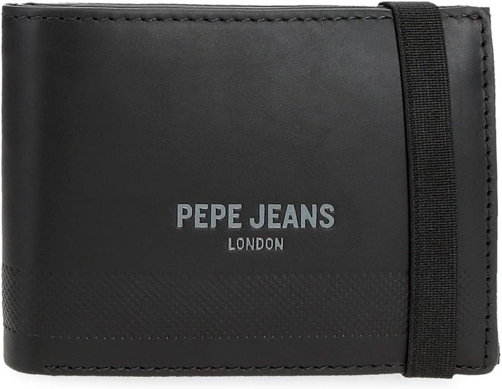 Pepe Jeans Deep Wallets, Geldbörsen, Geldbörsen, lässiges Kunstleder. Von Joumma Bags Damen-Geldbörse Naty Shop Schwarze Geldbörse