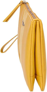 Pepe Jeans Double Wallet Gelbe Tasche 27x17x2 cm Leder Geldbörse Damen Naty Shop
