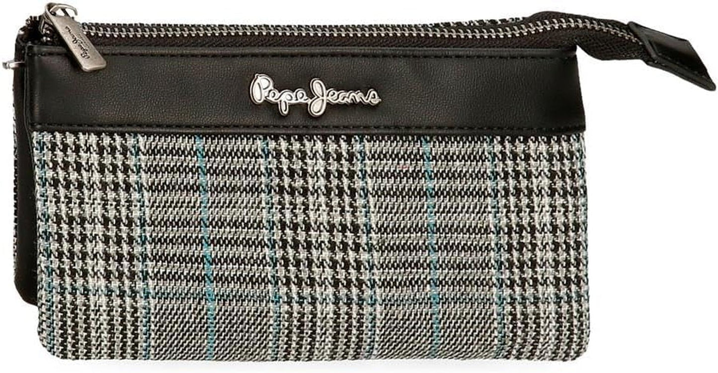 Pepe Jeans Kendra Damen T-Shirt, Schwarz, Einheitsgröße, Kleine Umhängetasche Damen Taschen Naty Shop Geldbörse