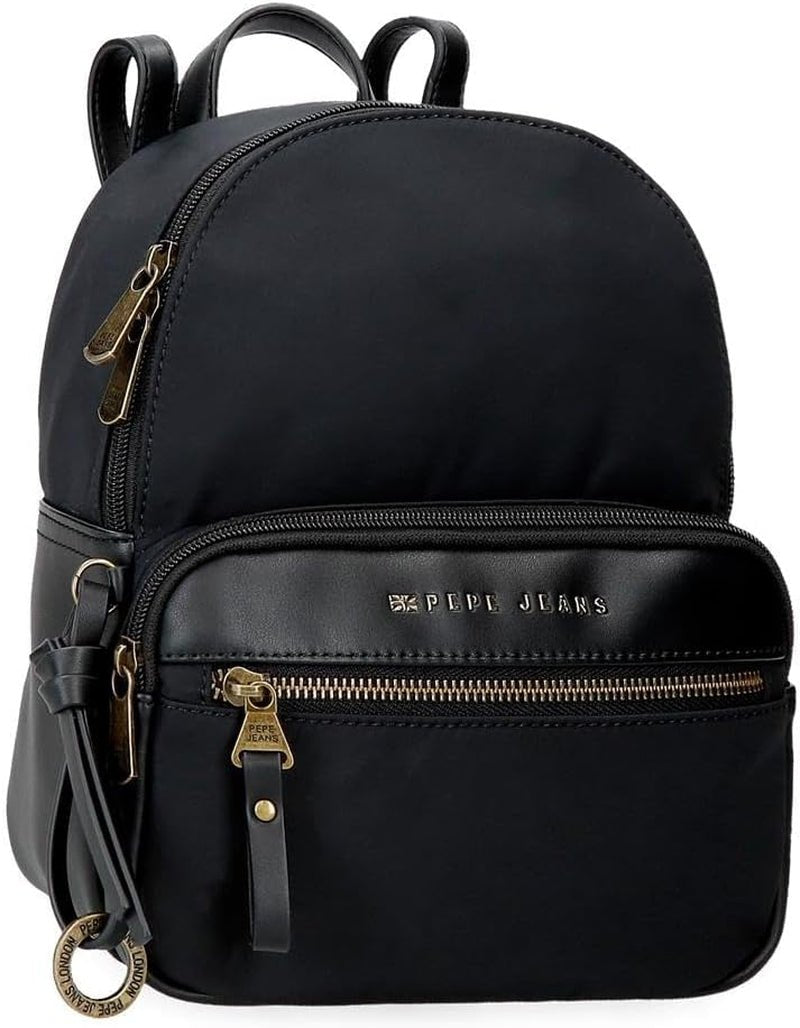 Pepe Jeans Morgan Lässige Rucksäcke Reisetaschen Beige Schwarz Kunstleder Für Damen Von Joumma Taschen Gepäck & Reisen Naty Shop Schwarzer Rucksack 25