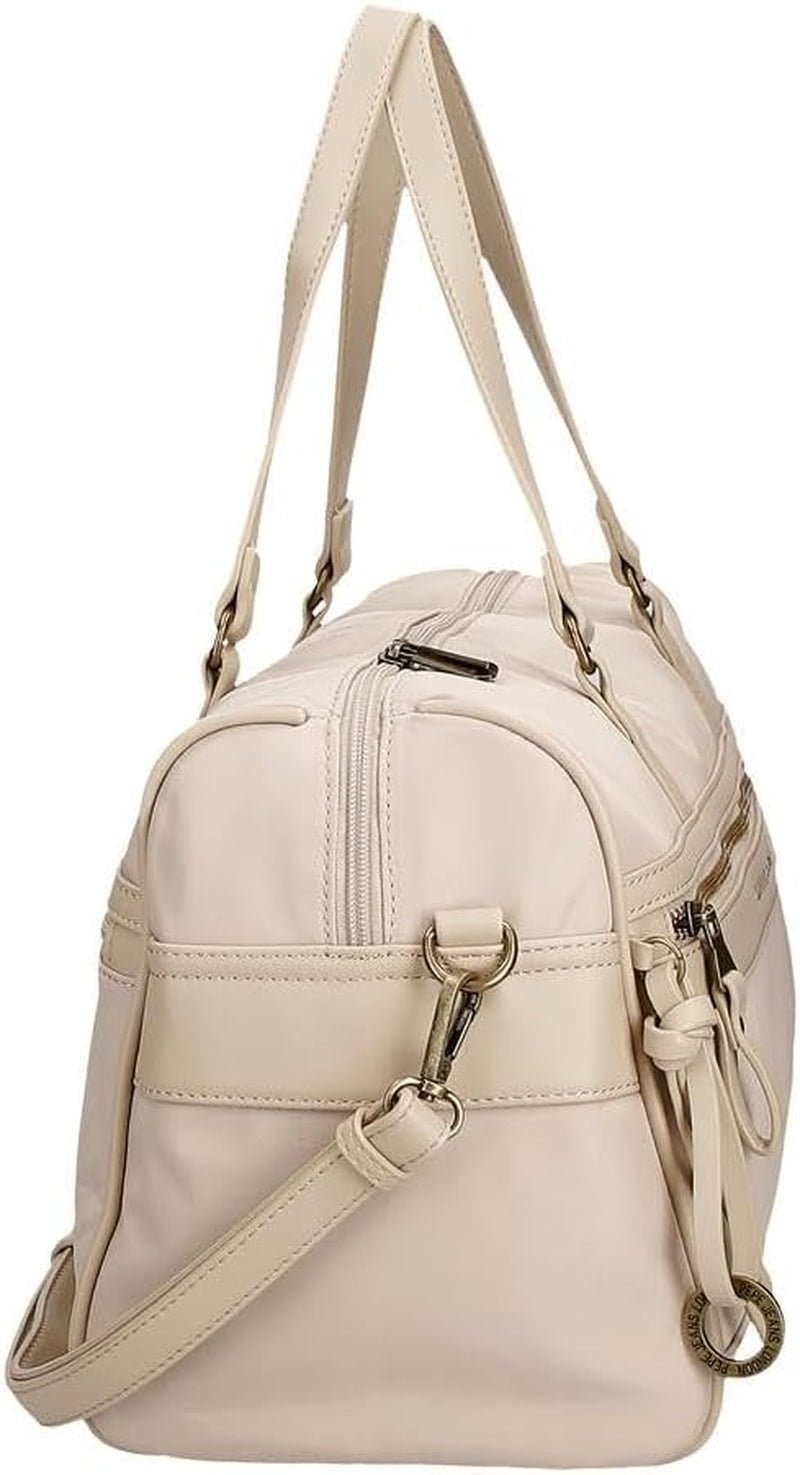 Pepe Jeans Morgan Lässige Rucksäcke Reisetaschen Beige Schwarz Kunstleder für Damen von Joumma Bags Gepäck & Reisen Naty Shop