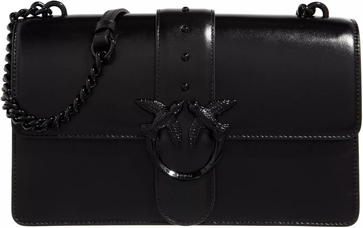 Pinko Ladies Love One Classic Cl Naplack Color Block Bag Damentaschen Naty Shop Z99B_B Black Sedan Block Color
