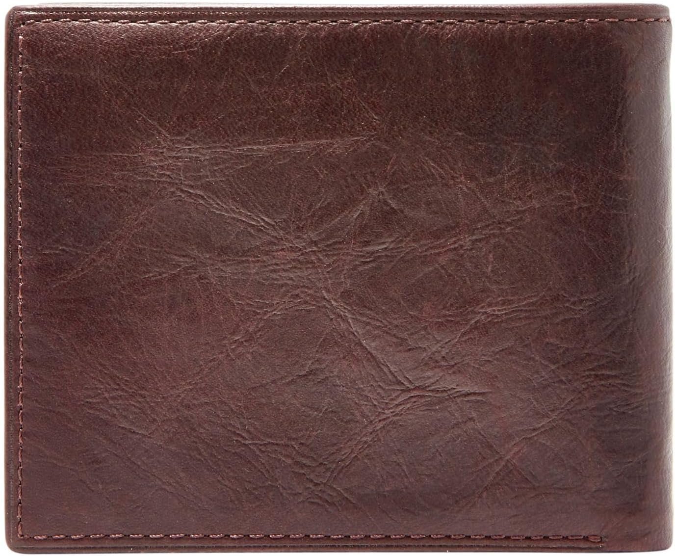 Fossil Herren-Geldbörse aus Ingram-Leder, 11,43 cm L x 1,905 cm B x 8,89 cm H. Herren-Geldbörse Naty Shop