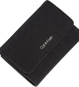 Damenbrieftasche Calvin Klein Must Small Trifold Mono Klein, schwarz (Black Mono), Einheitsgröße Damenbrieftasche Naty Shop