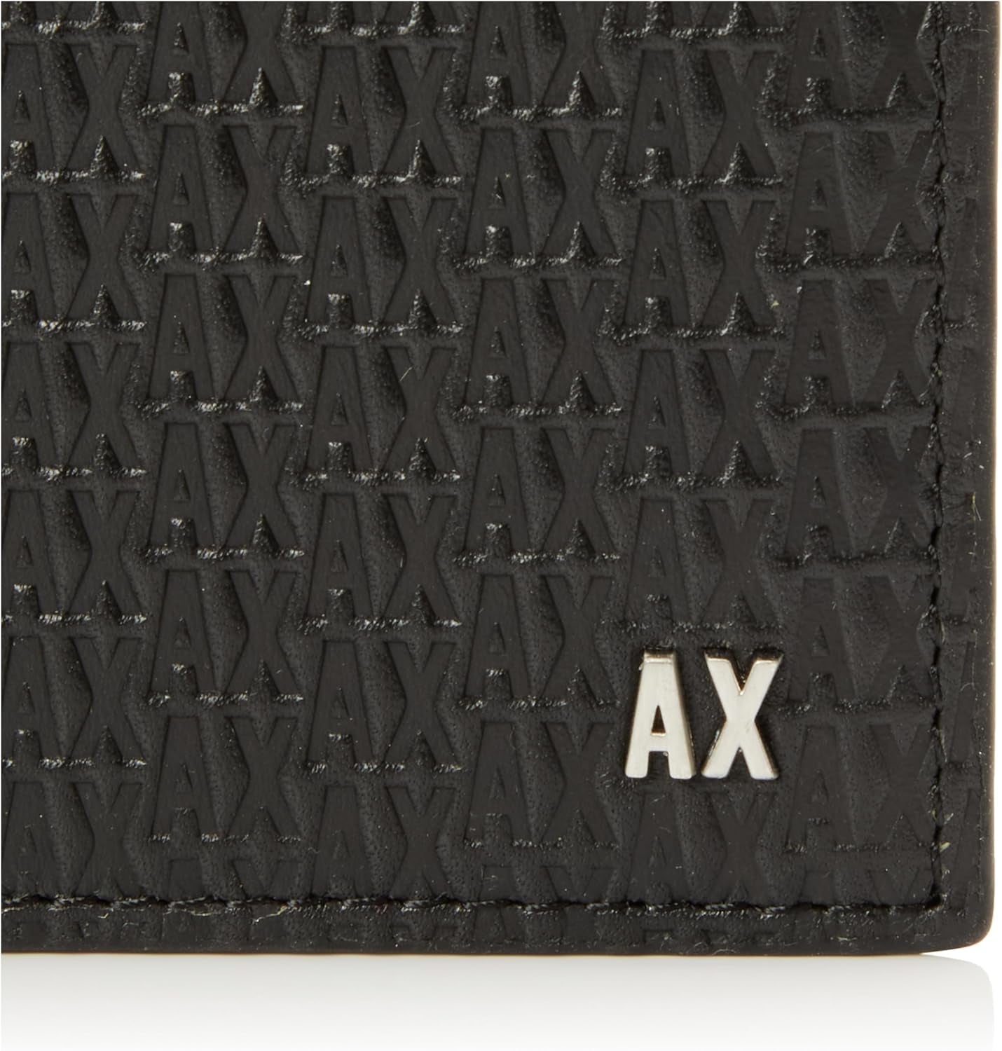 Elba, Essential, Mini-Geldbörse mit Metalllogo für Herren, Armani Exchange Herren-Geldbörse, Naty Shop