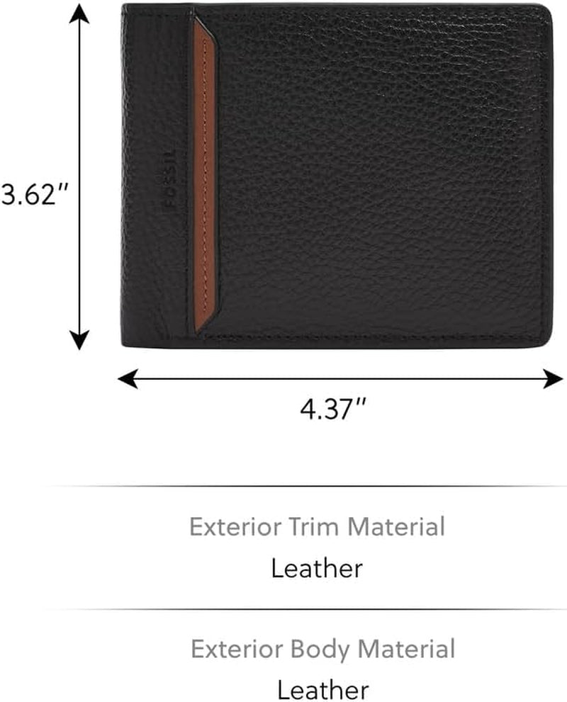 Fossil Huntington Bi-Fold-Geldbörse für Herren Naty Shop Herren-Geldbörse