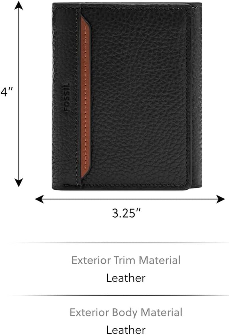 Fossil Huntington Dreifach-Geldbörse für Herren Naty Shop Herren-Geldbörse