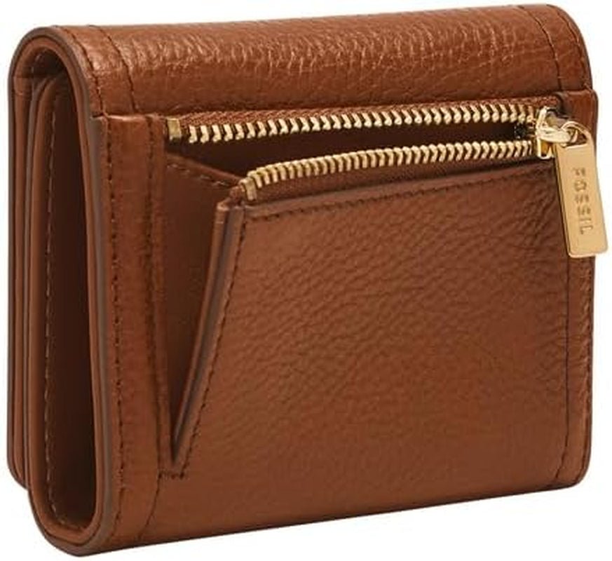 Fossil Logan Dreifach-Geldbörse für Damen, Braun Naty Shop Damen-Geldbörse